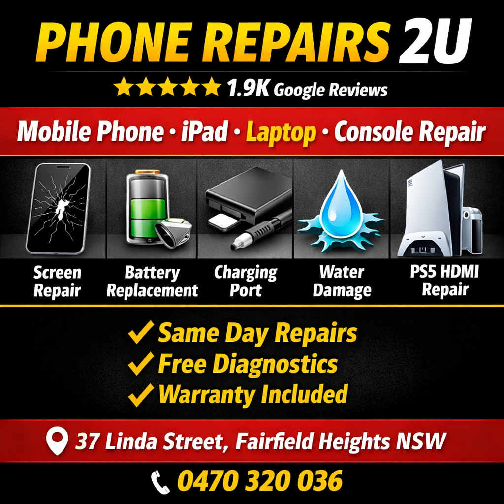 Phone Repairs Fairfield Heights Mobile iPhone Laptop Near Me