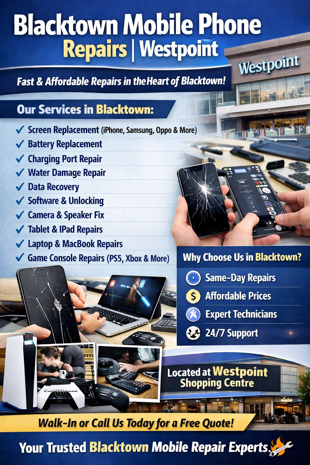 Blacktown Mobile Phone Repairs  Westpoint