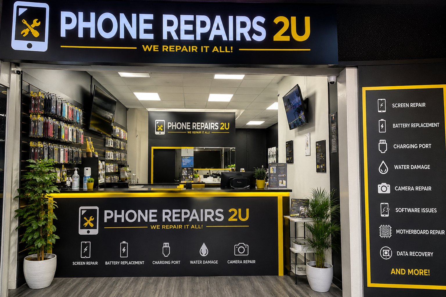 PS5 Repair Penrith – PR2U Mobile Expert technician at the repair counter